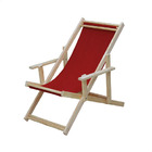 Kit 4 Espreguiçadeiras Preguiçosa Dobrável Madeira Maciça Nat