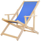 Kit 4 Espreguiçadeiras Preguiçosa Dobrável Madeira Maciça Nat