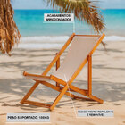 Kit 4 Espreguiçadeiras Preguiçosa Dobrável Sem Braço Mel Em M