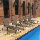 Kit 4 Espreguiçadeiras Tela Sling Havaí Cobre