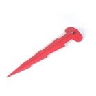 Kit 4 Estaca Speck Tarp T -reforçado -barraca -aço -vermelho