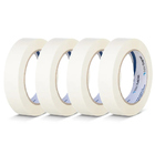 Kit 4 Fita Crepe Uso Geral Pintura 24mmx50m Bege Tectape