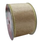 Kit 4 Fitas Aramadas Decoração Natalina 6cm X 9,14m Dourada