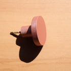 Kit 4 Ganchos Provador De Roupas Em Madeira  6,5 Cm - Rosê