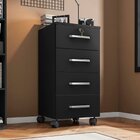 Kit 4 Gaveteiros Escritório Chave E Rodízios 4 Gavetas Gávea