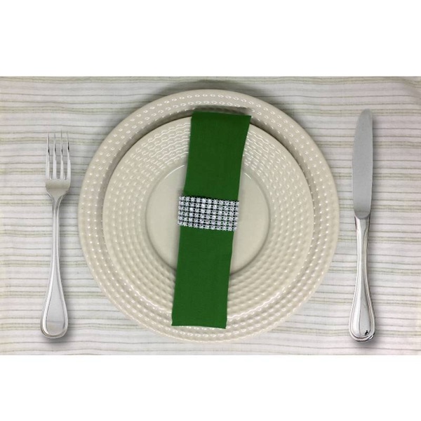 Kit 4 Jogo Americano Listrado Verde London