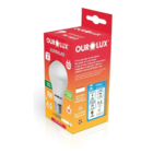 Kit 4 Lâmpada Led Bulbo 9w Branco Quente (3000k) - Ourolux
