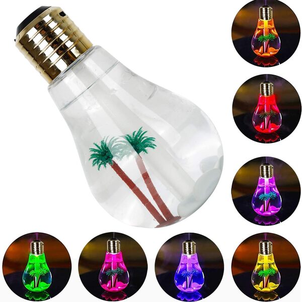 Kit 4 Lampada Umidificador De Ar Aromatizador Luminária Ori