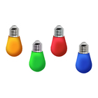 Kit 4 Lâmpadas LED de Filamento Bulbo Luz RGB 127V E27 Lexman