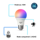 Kit 4 Lampadas Led Smart Inteligente Wi Fi Alexa Google 10w R