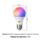 Kit 4 Lampadas Led Smart Inteligente Wi Fi Alexa Google 10w R