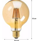 Kit 4 Lâmpadas Retrô Led G95 4w Bivolt