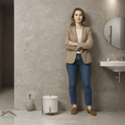 Kit 4 Lixeiras Brancas 6 Litros Level