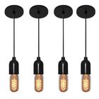 Kit/4 Luminária Lustre Retro Md-4149 Suporte Para Lâmpada / N