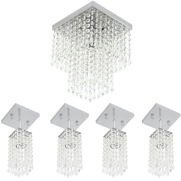 Kit 4 Lustre Clearcrillic Quad. + 1 Marrycrilic Cristal Acr