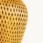 Kit 4 Lustres Pendente Java White Arrow Em Bambu Natural – 40