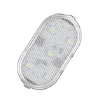 Kit 4 Luz Led Aviso Porta Carro Iluminação Chão Segurança Ind