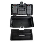 Kit 4 Maletas Caixa Plástica Ferramentas Oficina Residencial