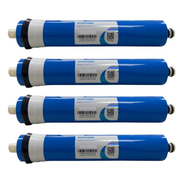 Kit 4 Membranas De Osmose Reversa 75 Gpd Vontron Ulp1812-75