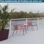 Kit 4 Mesas Centro Ou Lateral Redonda Empilhável Cozumel Frat