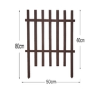 Kit 4 Metros Cerca De Madeira 50x80 Resistente Ao Tempo
