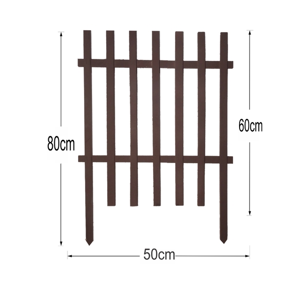 Kit 4 Metros Cerca De Madeira 50x80 Resistente Ao Tempo