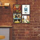 Kit 4 Mini Quadros Cervejeiro Branco