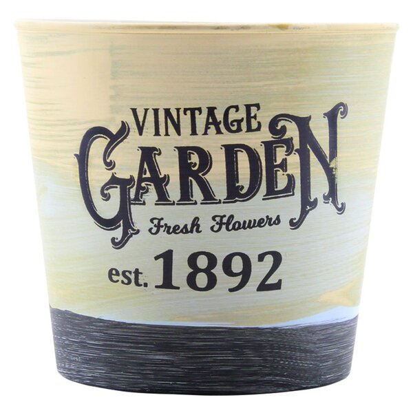 Kit 4 Mini Vasos De Planta Cachepot Estampados Decorados 12,5