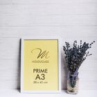 Kit 4 Molduras A3 Brancas Com Vidro Para Quadro Foto Poster