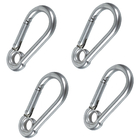 Kit 4 Mosquetão 7x70 Com Olhal