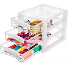 Kit 4 organizador médio 3 gaveteiros porta medicamentos banca