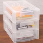 Kit 4 organizador médio 3 gaveteiros porta medicamentos banca