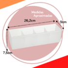 Kit 4 Organizadores De Gaveta Plasvale - Ref. 1549