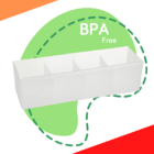 Kit 4 Organizadores De Gaveta Plasvale - Ref. 1549