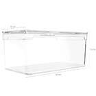 Kit 4 Organizadores De Geladeira Porta Frutas Legumes Ovos Cl