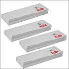 Kit 4 Pacotes Papel Toalha Lavabo Relevo+ Toalheiro Acrílico