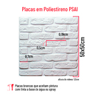 Kit 4 Paineis Placas Decorativo Revestimento Parede Flexivel
