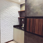 Kit 4 Paineis Placas Decorativo Revestimento Parede Flexivel