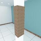 Kit 4 Painel Canaletado Pilar Amadeirado 2un 24x120cm+2un 30x