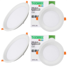 Kit 4 Painel De Led Redondo Embutir Recuado 12w Bivolt Taschi