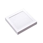 Kit 4 Painel Led Sobrepor Quad Amarela 3000k 12w 17cm