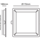 Kit 4 Painel Plafon Led Embutir Recuado 18w Branco Neutro 400
