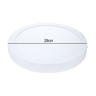 Kit 4 Painel Plafon Led Sobrepor Red Amarela 3000k 24w 29cm