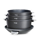 Kit 4 Panela Smart Click Indução Revestimento Cerâmico Cabo R