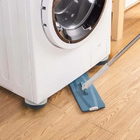 Kit 4 Pé Nivelador Universal Borracha Maquina Lavar Fogão