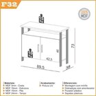 Kit 4 Peças 100% Mdf Com Escrivaninha Em L, Estante Para Livr
