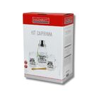 Kit 4 Peças Caipirinha Coqueteleira Completa Vidro Transparen