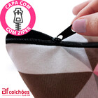 Kit 4 Peças Capa Refil Almofada Decorativa Suede Com Ziper 30