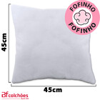 Kit 4 Peças Capa Refil Almofada Decorativa Suede Com Ziper 45