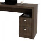 Kit 4 Peças Com Escrivaninha Em L, Estante 4 Prateleiras, Arm